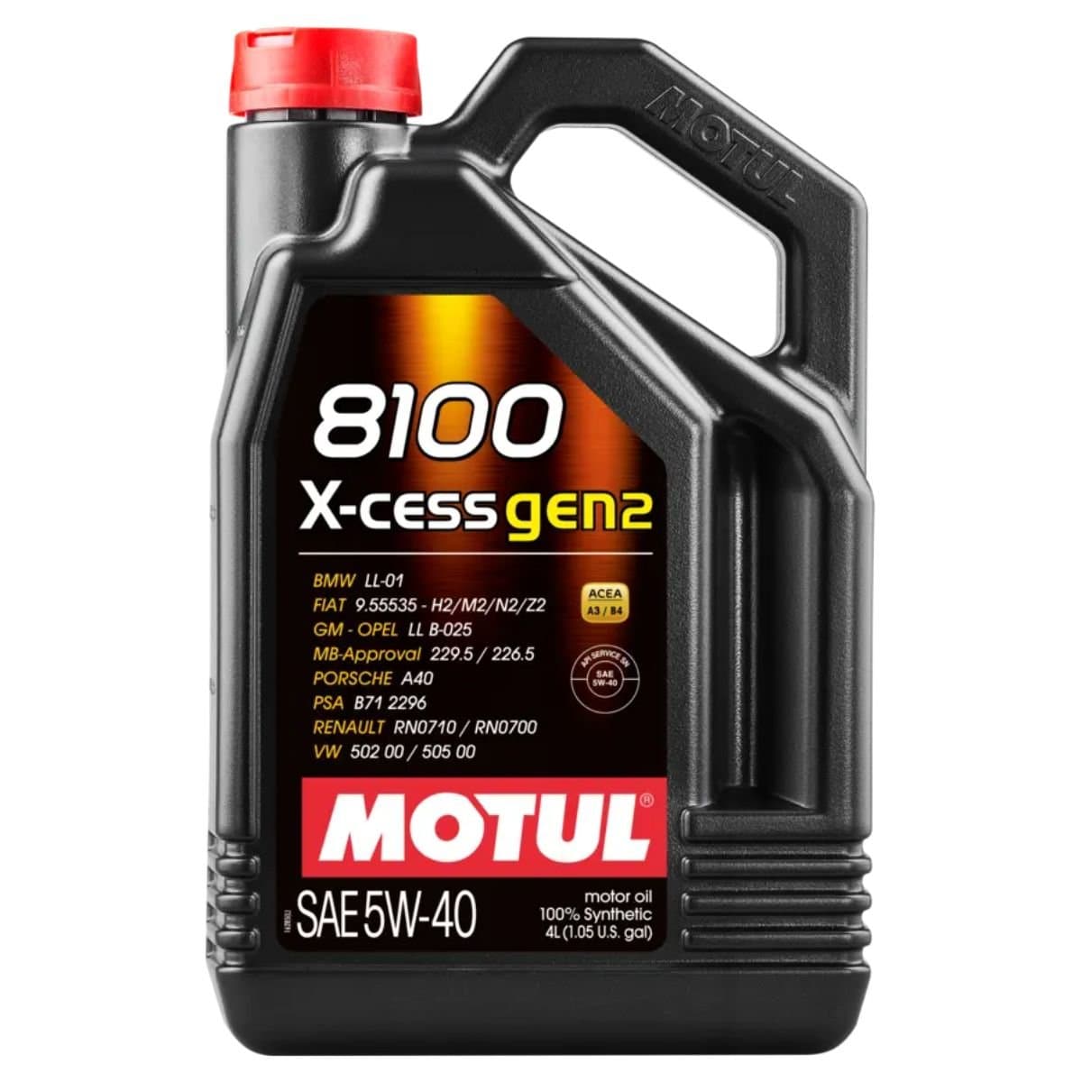 ზეთი MOTUL 8100 X-CESS GEN2 5W40 4L