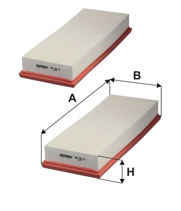 ფილტრი ჰაერის Filtron AP118/3-2X