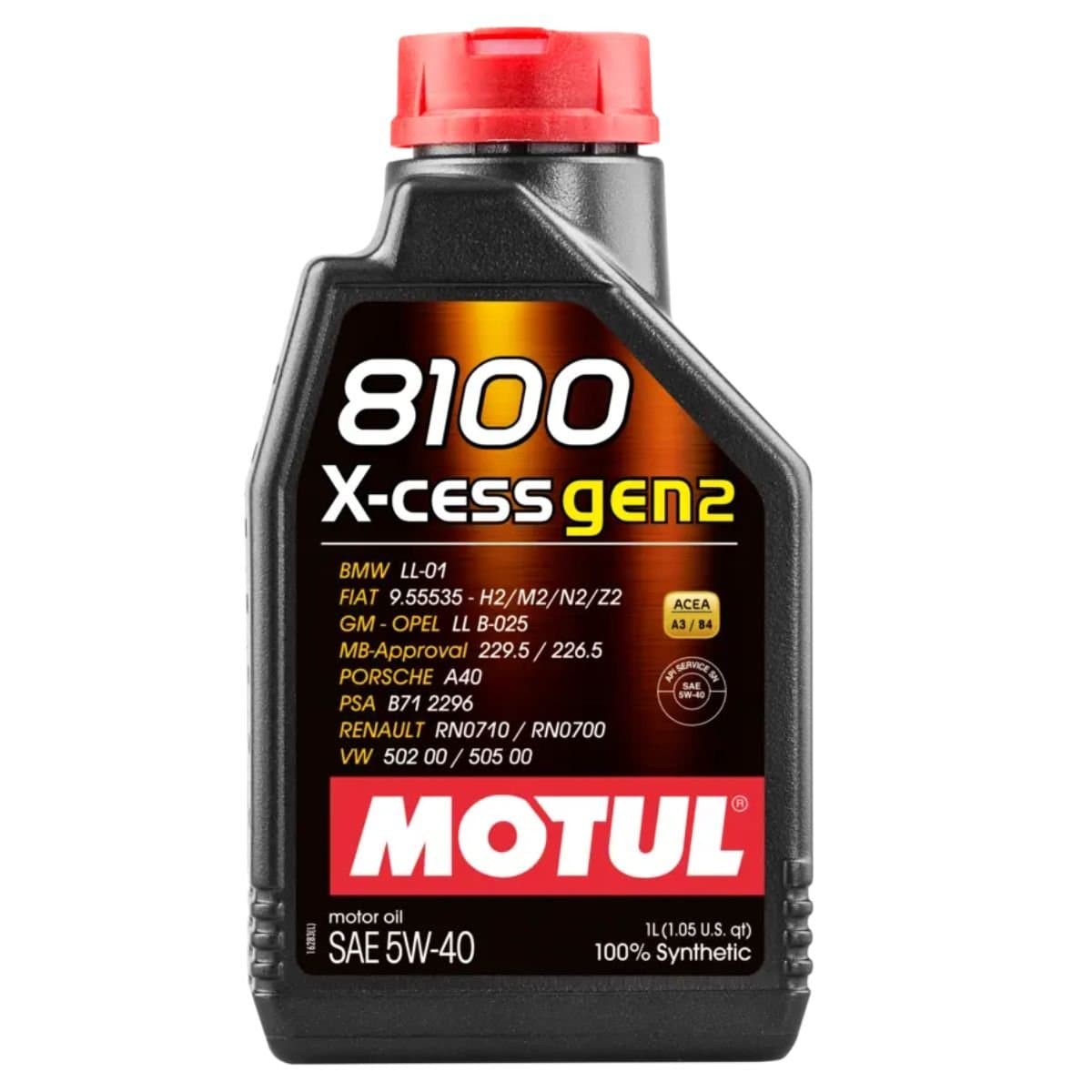 ზეთი MOTUL 8100 X-CESS GEN2 5W40 1L