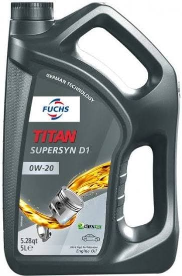 ზეთი TITAN SUPERSYN D1 0W20 (DEXOS 1) 5L