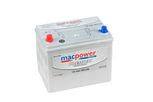 აკუმულატორი MACPOWER PR JIS 75Ah L+-1