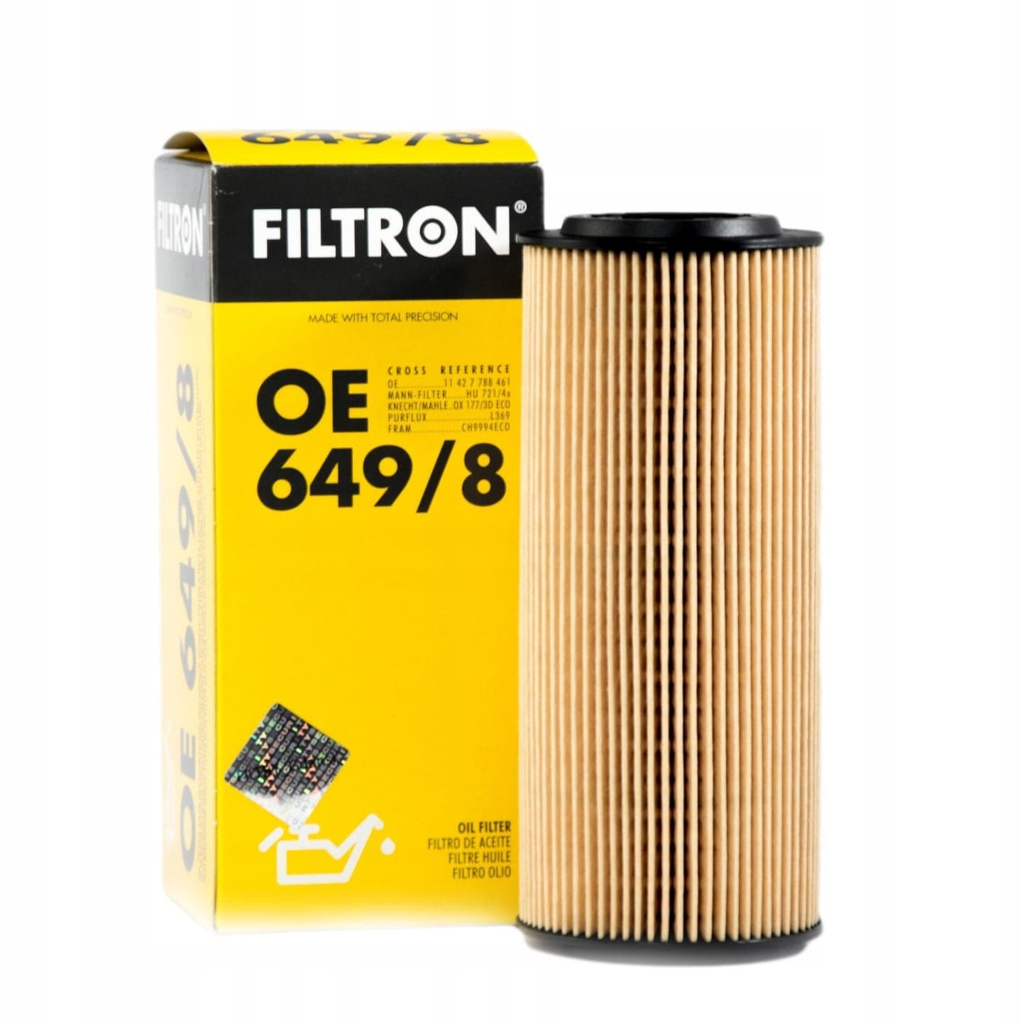 ფილტრი ზეთის Filtron OE649/8