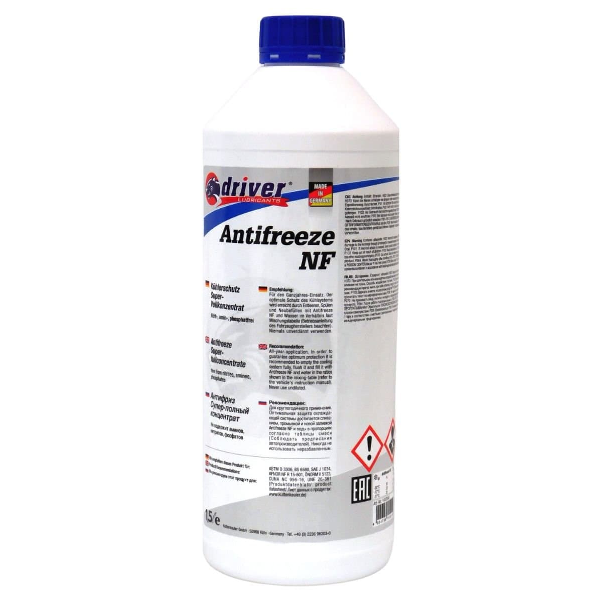 ანტიფრიზი DRIVER NF (BLUE) 1,5L