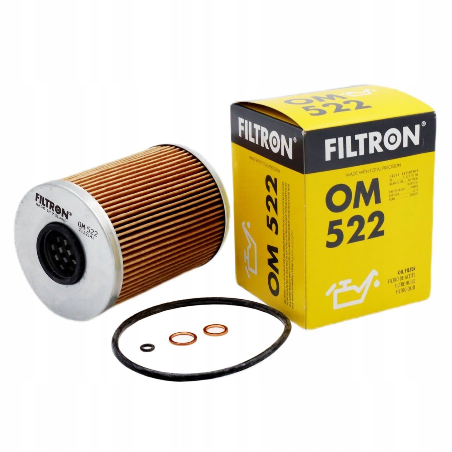 ფილტრი ზეთის Filtron OM522