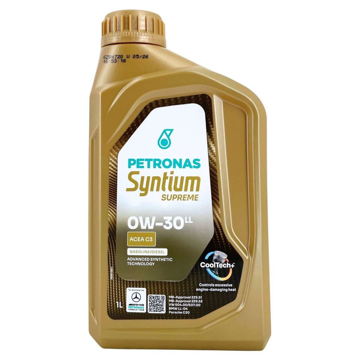 ზეთი SYNTIUM SUPREME LL 0W30 (504/7) 1L