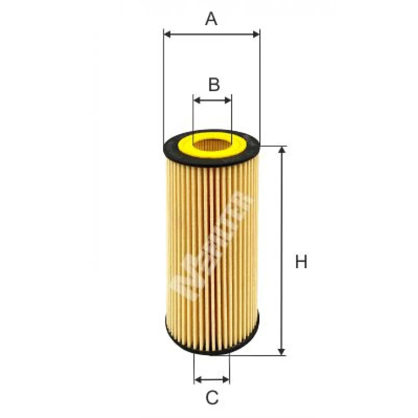 ფილტრი ზეთის MFILTER TE4008 (OE649/8)
